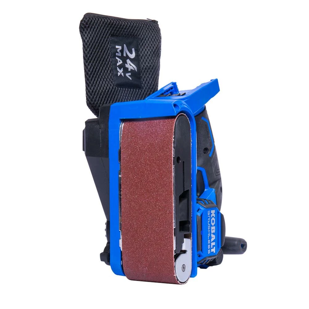 Kobalt Power Sanders Kobalt 24V MAX 24-Volt Brushless Cordless Variable Speed Belt Sander with Dust Management 8 Kobalt Power Sanders Kobalt 24V MAX 24-Volt Brushless Cordless Variable Speed Belt Sander with Dust Management - Image 8