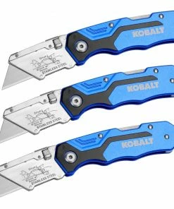 Kobalt Utility Knives 18mm 3-Blade Folding Utility Knife