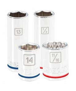 Kobalt Mechanics Tool Sets 118-Piece Standard (SAE) and Metric Combination Polished Chrome Mechanics Tool Set (3/8-in;) -Household Tools Shop 16289495