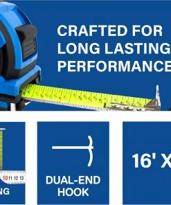 Kobalt Tape Measures Tape measure 16-ft Tape Measure -Household Tools Shop 16463696