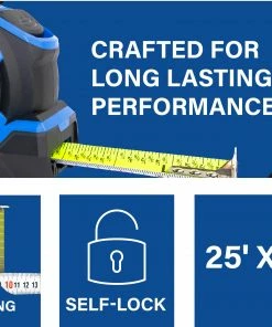 Kobalt Tape measures 25-ft Auto Lock Tape Measure 11 Kobalt Tape measures 25-ft Auto Lock Tape Measure -Household Tools Shop 16463824