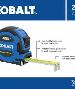 Kobalt Tape Measures Tape measure 25-ft Magnetic Tape Measure -Household Tools Shop 16463831