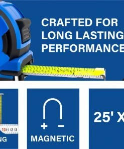 Kobalt Tape Measures Tape measure 25-ft Magnetic Tape Measure -Household Tools Shop 16463832