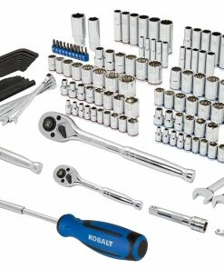 Kobalt Mechanics Tool Sets 138-Piece Standard (SAE) and Metric Combination Polished Chrome Mechanics Tool Set (1/4-in; 3/8-in) 10 Kobalt Mechanics Tool Sets 138-Piece Standard (SAE) and Metric Combination Polished Chrome Mechanics Tool Set (1/4-in; 3/8-in) -Household Tools Shop 16501578 scaled