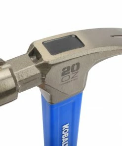 Kobalt Hammers 20-oz Smooth Face Steel Head Fiberglass Claw Hammer -Household Tools Shop 16512866 scaled