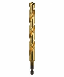 Kobalt Twist Drill Bits 1/2-in 6-in Titanium Coated Hss Twist Drill Bit
