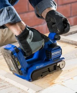 Kobalt Power Sanders Kobalt 24V MAX 24-Volt Brushless Cordless Variable Speed Belt Sander with Dust Management 24 Kobalt Power Sanders Kobalt 24V MAX 24-Volt Brushless Cordless Variable Speed Belt Sander with Dust Management -Household Tools Shop 16709163