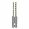Kobalt Twist Drill Bits 2-Piece 3/32-in 2-1/2-in Titanium Coated Hss Twist Drill Bit