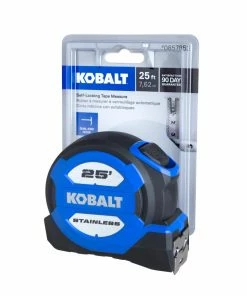 Kobalt Tape measures 25-ft Auto Lock Tape Measure -Household Tools Shop 16732142