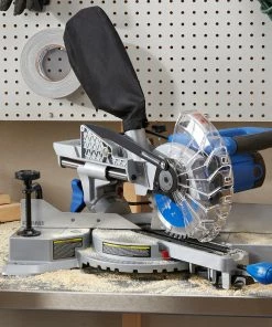 Kobalt Miter Saws Compact sliding 7-1/4-in 10 Amps Single Bevel Sliding Compound Corded Miter Saw -Household Tools Shop 16863042
