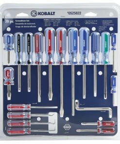 Kobalt Screwdrivers 20-Piece Acetate Handle Set Screwdriver Set -Household Tools Shop 16988782