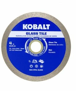 Kobalt Diamond Saw Blades 4-in Glass Tile Diamond Blade