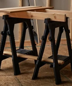 Kobalt Saw Horses 2-Pack 4.1-in W x 32-in H Plastic Saw Horse (1000-lb Capacity) -Household Tools Shop 17126848