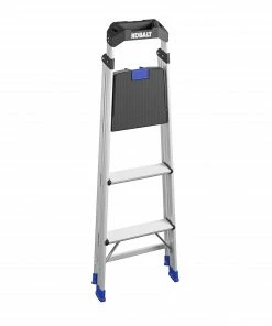 Kobalt Step Stools 3-Step 250-lb Capacity Aluminum Foldable Step Stool -Household Tools Shop 17788334