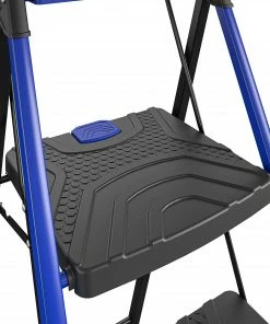 Kobalt Step Stools 3-Step 300-lb Capacity Black Steel Foldable Step Stool -Household Tools Shop 17788342