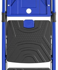 Kobalt Step Stools 3-Step 300-lb Capacity Black Steel Foldable Step Stool -Household Tools Shop 17788343