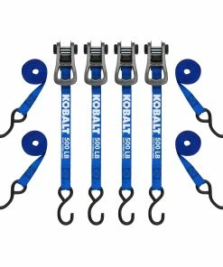 Kobalt Tie Downs 4-Pack x Tie Down Tie Down (500-lb Work Capacity) -Household Tools Shop 40596332 scaled