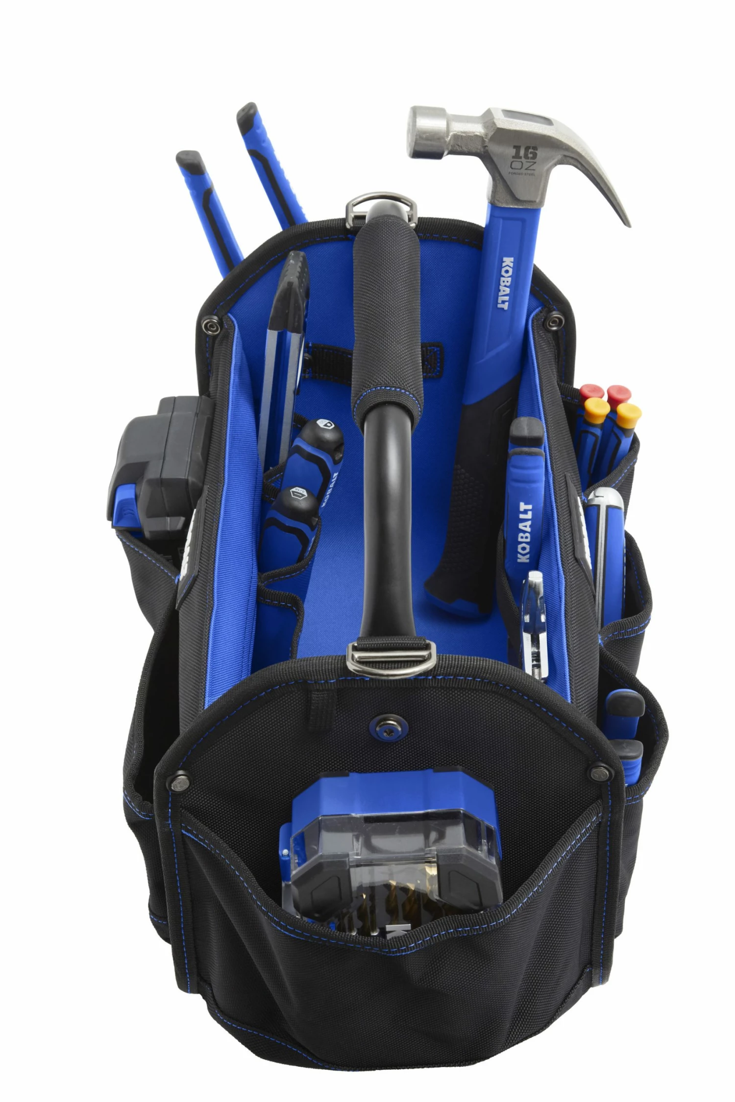 Kobalt Tool Bags Blue Black Polyester 15-in Tool Tote 2 Kobalt Tool Bags Blue Black Polyester 15-in Tool Tote - Image 2