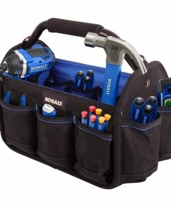 Kobalt Tool Bags Blue Black Polyester 15-in Tool Tote 10 Kobalt Tool Bags Blue Black Polyester 15-in Tool Tote -Household Tools Shop 40642741 scaled
