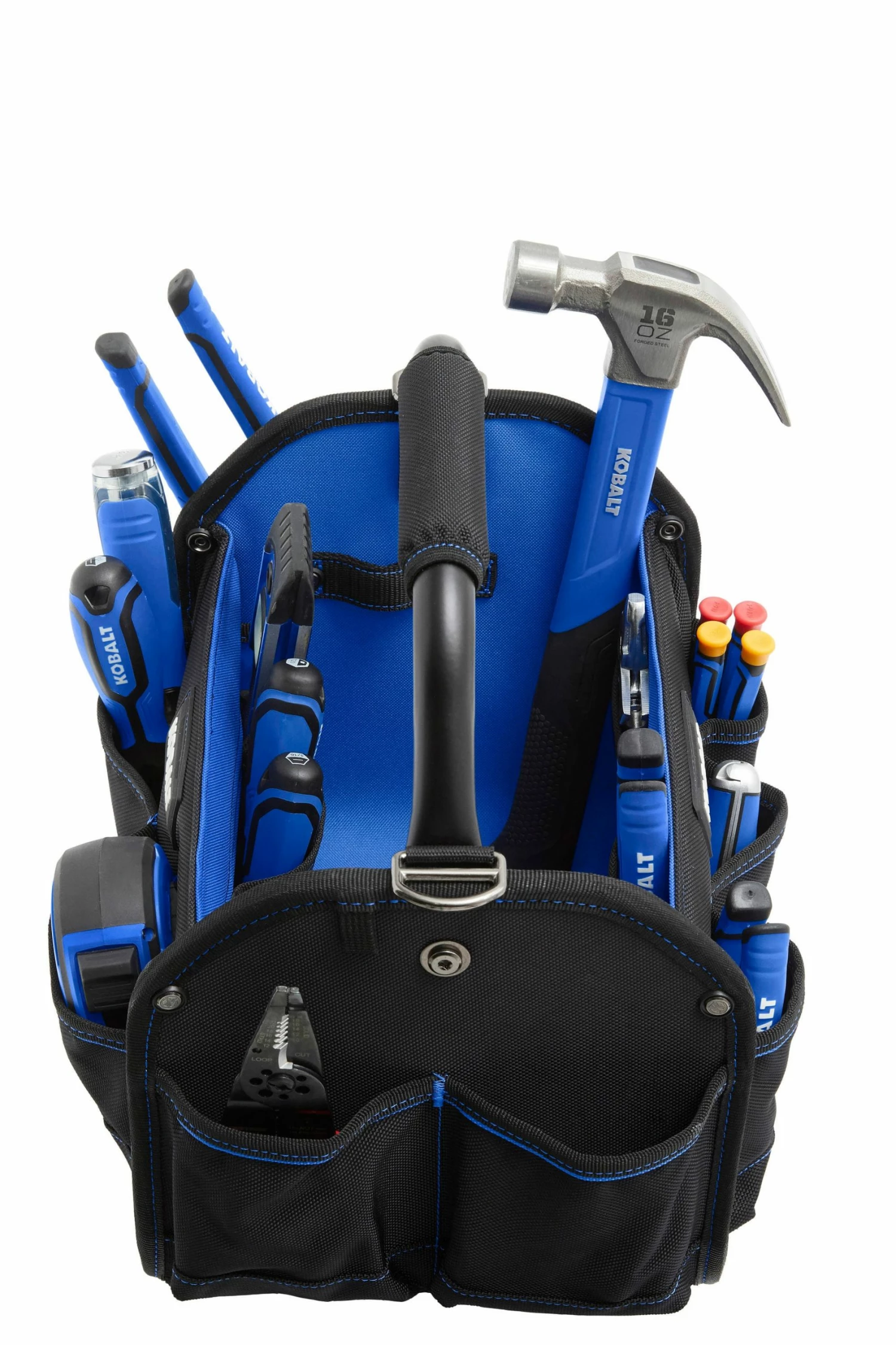 Kobalt Tool Bags Blue Black Polyester 12-in Tool Tote 2 Kobalt Tool Bags Blue Black Polyester 12-in Tool Tote - Image 2