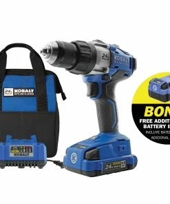 Kobalt Drills 24-volt Max 1/2-in Brushless Cordless Drill (2-Batteries Included and Charger Included)