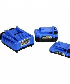 Kobalt Power Tool Batteries & Chargers 24-Volt Max 2-Pack 2 Amp-Hour; 4 Amp-Hour Lithium Power Tool Battery Kit (Charger Included) -Household Tools Shop 40780880