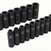 Kobalt Impact Sockets & Impact Socket Sets 16-Piece Metric 1/2-in Drive 6-Point Impact Socket Set