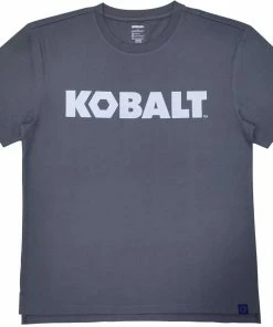 Kobalt Work Shirts Men's Medium Textured Cotton Short sleeve Graphic T-shirt Work Shirt