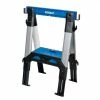 Kobalt Saw Horses 30.63-in W x 33.5-in H Adjustable Pp and Steel Construction Saw Horse (1000-lb Capacity)