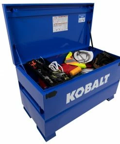 Kobalt Jobsite Boxes 24-in W x 48-in L x 28-in Steel Jobsite Box -Household Tools Shop 41926770