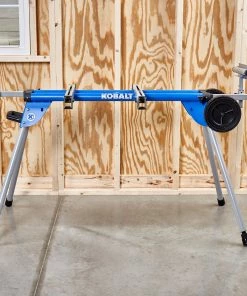 Kobalt Saw Stands Steel Adjustable Rolling Miter Saw Stand -Household Tools Shop 41973204