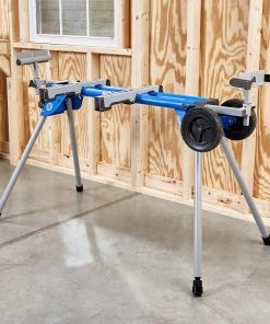 Kobalt Saw Stands Steel Adjustable Rolling Miter Saw Stand -Household Tools Shop 41973218