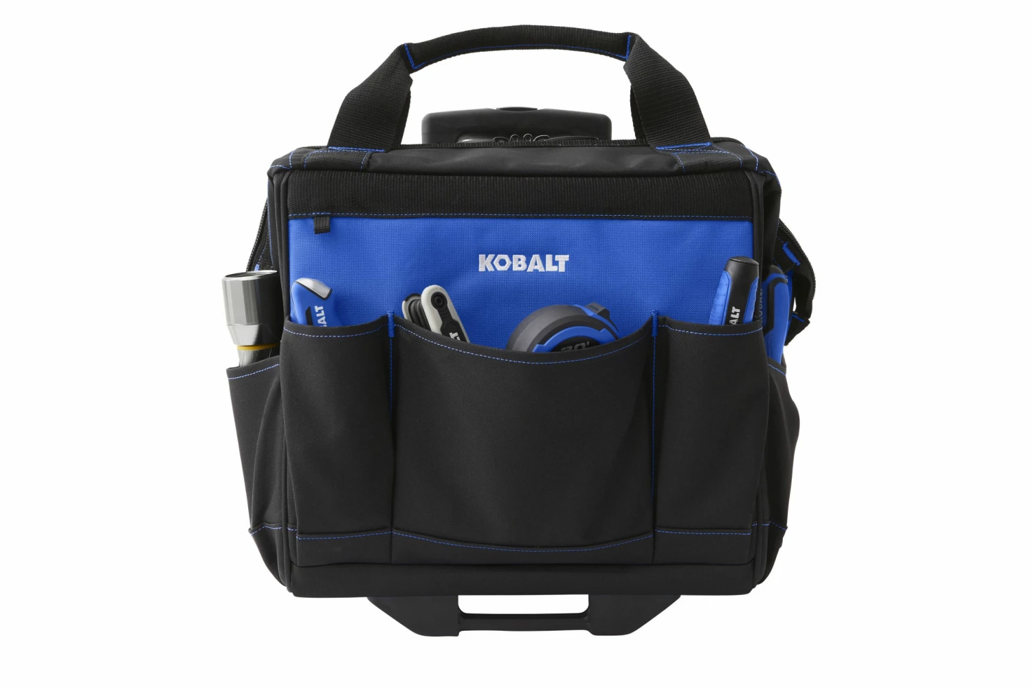Kobalt Tool Bags Blue Black Polyester 14-in Rolling Tool Bag 2 Kobalt Tool Bags Blue Black Polyester 14-in Rolling Tool Bag - Image 2