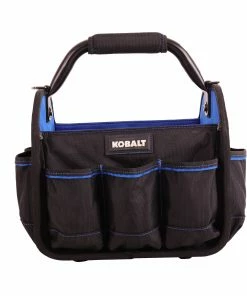 Kobalt Tool Bags Blue Black Polyester 12-in Tool Tote 13 Kobalt Tool Bags Blue Black Polyester 12-in Tool Tote -Household Tools Shop 42143648