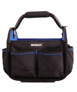 Kobalt Tool Bags Blue Black Polyester 12-in Tool Tote 14 Kobalt Tool Bags Blue Black Polyester 12-in Tool Tote -Household Tools Shop 42143650
