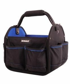 Kobalt Tool Bags Blue Black Polyester 12-in Tool Tote 15 Kobalt Tool Bags Blue Black Polyester 12-in Tool Tote -Household Tools Shop 42143651