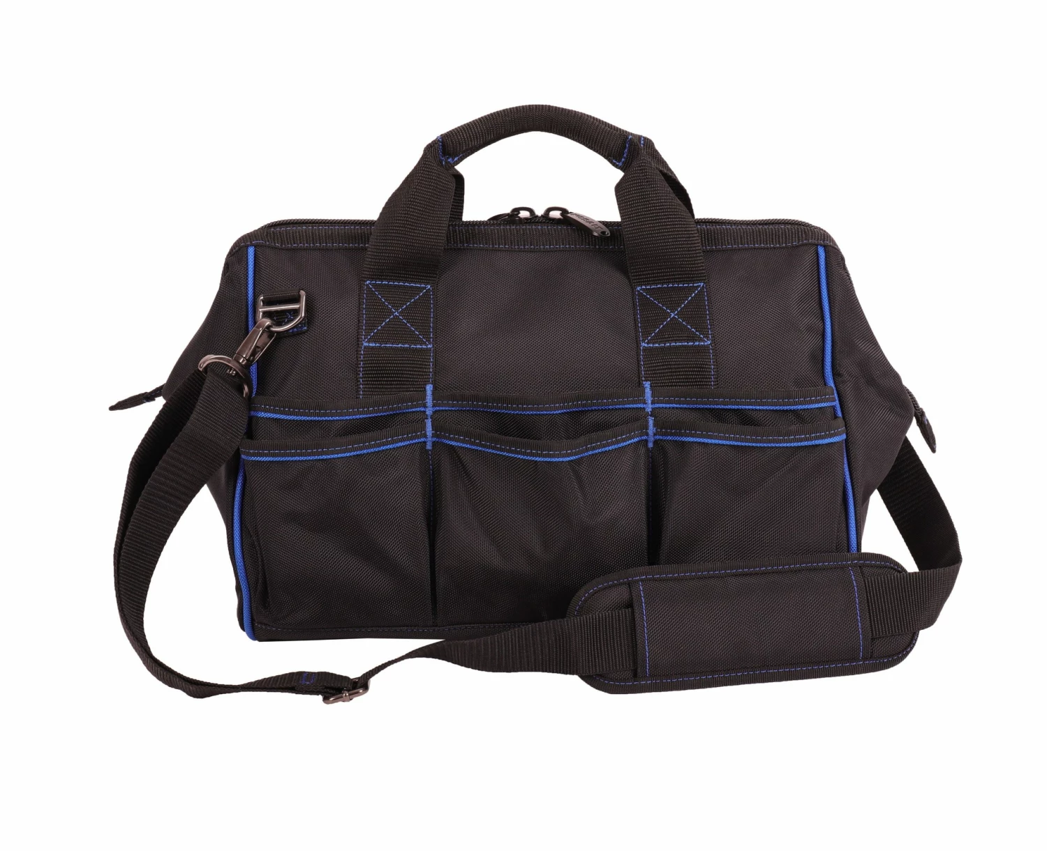 Kobalt Tool Bags Blue Black Polyester 18-in Cargo Bag 5 Kobalt Tool Bags Blue Black Polyester 18-in Cargo Bag - Image 5