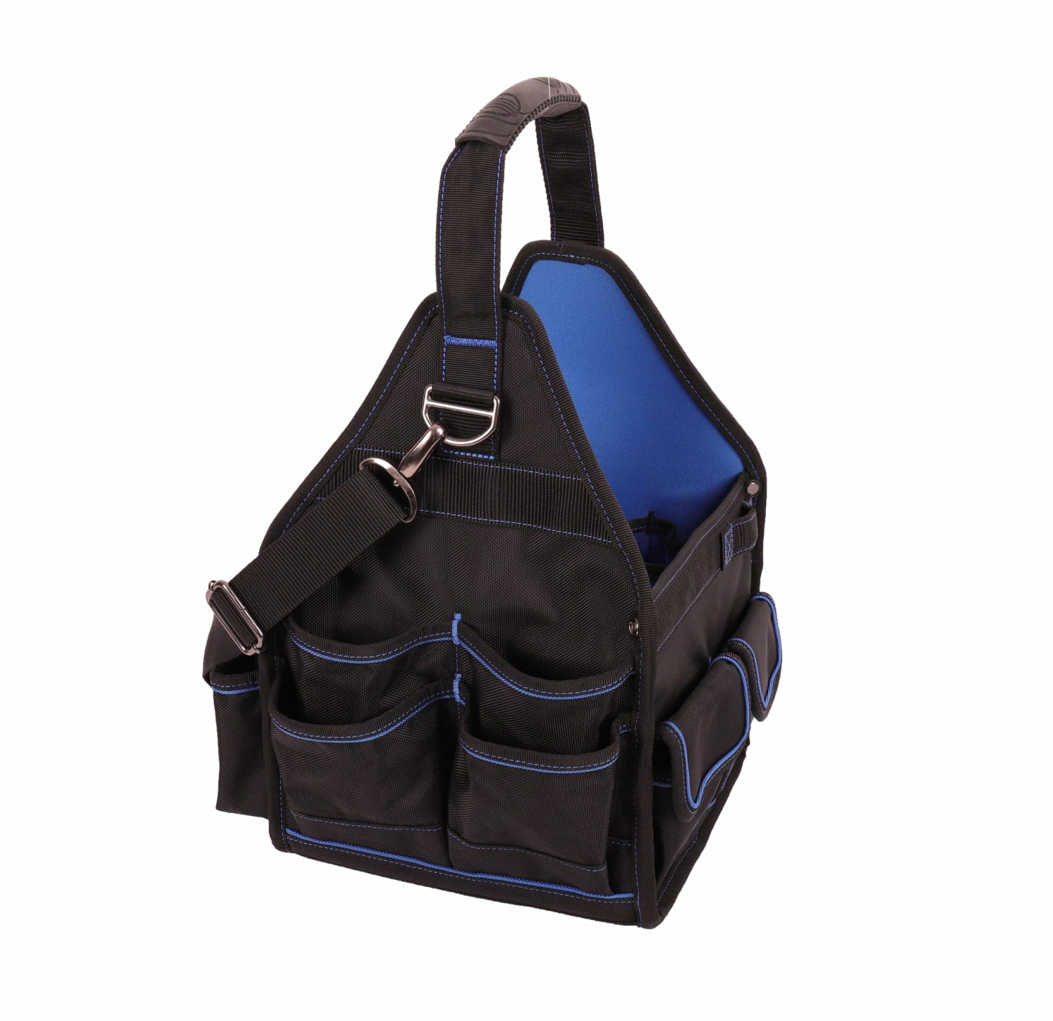 Kobalt Tool Bags Blue Black Polyester 10-in Electrician's Tote 6 Kobalt Tool Bags Blue Black Polyester 10-in Electrician's Tote - Image 6