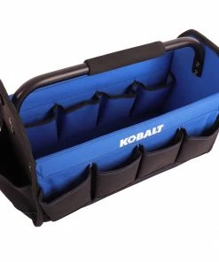 Kobalt Tool Bags Blue, Black Polyester 16-in Tool Tote -Household Tools Shop 42144694 scaled