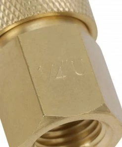 Kobalt Air Compressor Fittings Brass Coupler (F) 1/4-in Universal -Household Tools Shop 42208148