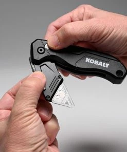 Kobalt Utility Knives Speed Release 10-Blade Folding Utility Knife with On Tool Blade Storage -Household Tools Shop 42245122