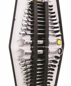 Kobalt Ratchet Wrenches & Sets In Tray with Removable Rails 20-Piece Set 12-Point Standard (SAE) and Metric Combination Ratchet Wrench Set -Household Tools Shop 42336146