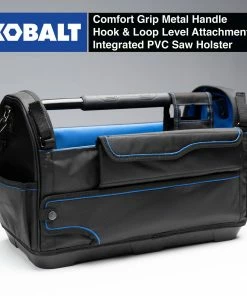 Kobalt Tool Bags Plumbing Tool Bag with Caddy Black, Blue Polyester 12.99-in 9 Kobalt Tool Bags Plumbing Tool Bag with Caddy Black, Blue Polyester 12.99-in -Household Tools Shop 42393520 scaled