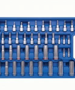 Kobalt Mechanics Tool Sets 250-Piece Standard (SAE) and Metric Combination Polished Chrome Mechanics Tool Set (1/4-in; 3/8-in) -Household Tools Shop 42394139 scaled