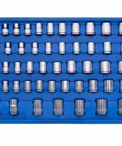 Kobalt Mechanics Tool Sets 250-Piece Standard (SAE) and Metric Combination Polished Chrome Mechanics Tool Set (1/4-in; 3/8-in) -Household Tools Shop 42394142 scaled