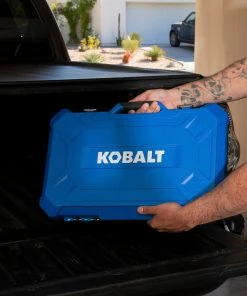 Kobalt Mechanics Tool Sets 154-Piece Standard (SAE) and Metric Combination Polished Chrome Mechanics Tool Set (1/4-in; 3/8-in) -Household Tools Shop 42394154 scaled