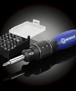 Kobalt Screwdrivers 32-Piece Rubber Handle Magnetic Ratcheting Set Multi-bit Screwdriver Set -Household Tools Shop 42474641