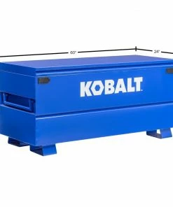 Kobalt Jobsite Boxes 24-in W x 60-in L x 28-in Steel Jobsite Box -Household Tools Shop 42542121