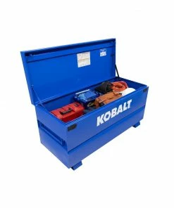 Kobalt Jobsite Boxes 24-in W x 60-in L x 28-in Steel Jobsite Box -Household Tools Shop 42542122