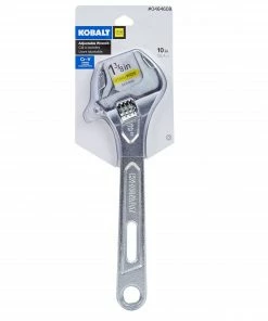 Kobalt Adjustable Wrenches 10-in Steel Adjustable Wrench -Household Tools Shop 42581296